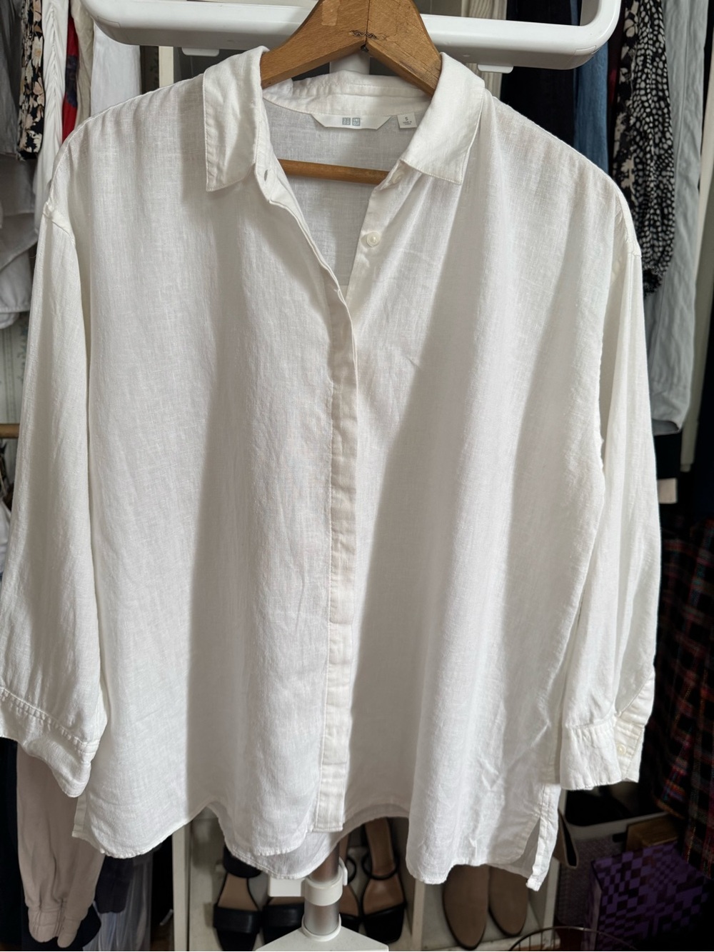 Uniqlo Premium Linen Button Down Shirt